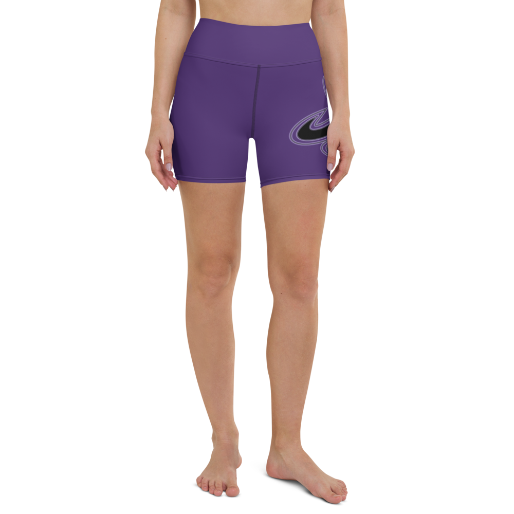 
                      
                        Athletic Apparatus Purple Black logo Yoga Shorts - Athletic Apparatus
                      
                    