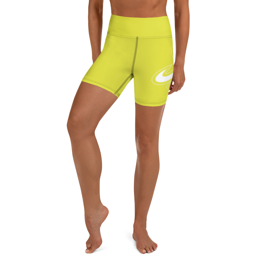 
                      
                        Athletic Apparatus Starship White logo Yoga Shorts
                      
                    