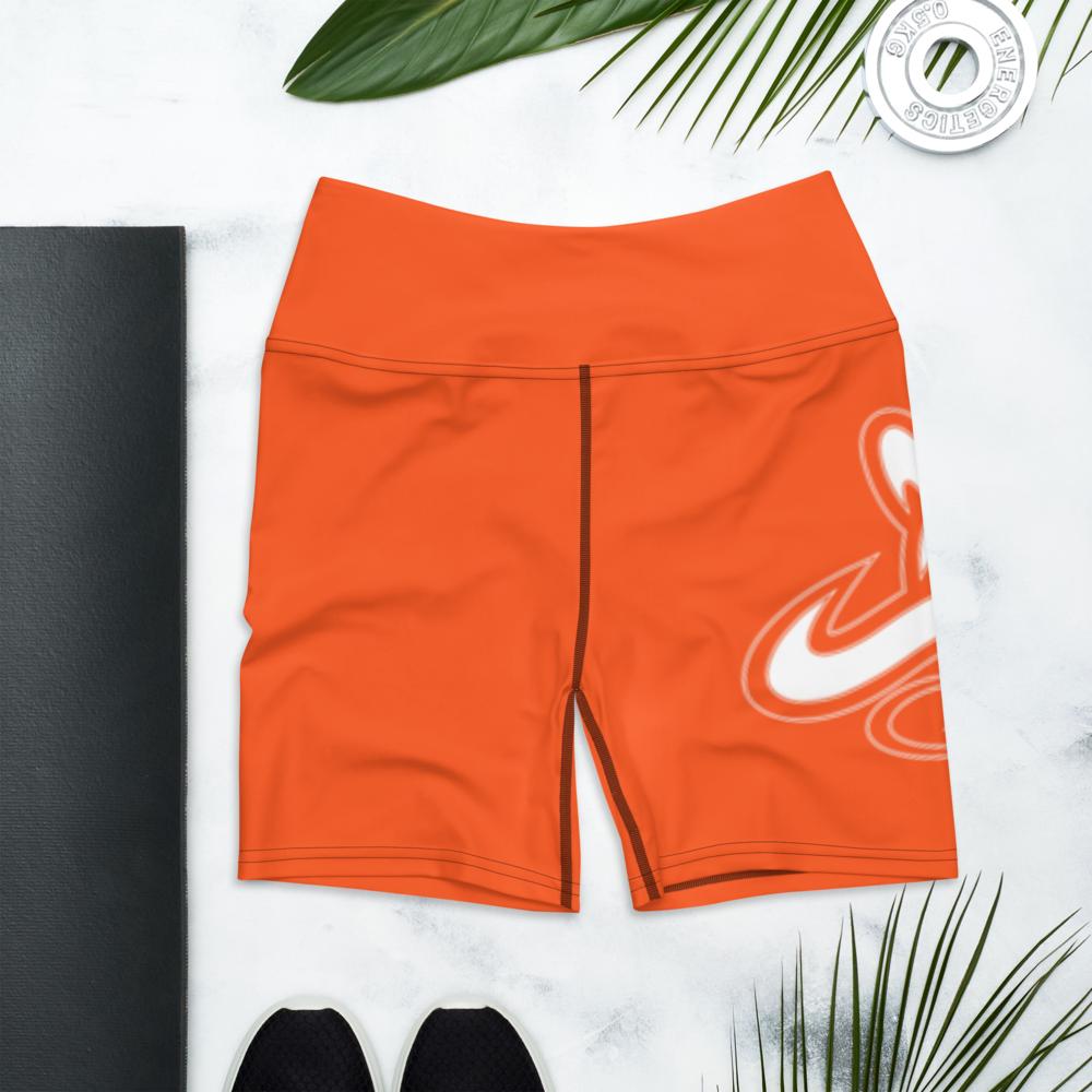 
                      
                        Athletic Apparatus Outrageous Orange White logo Yoga Shorts
                      
                    