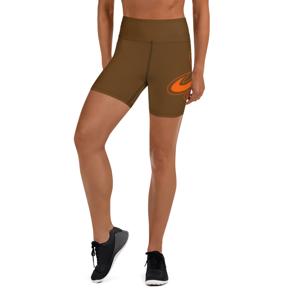 
                      
                        Athletic Apparatus Brown OL Yoga Shorts
                      
                    