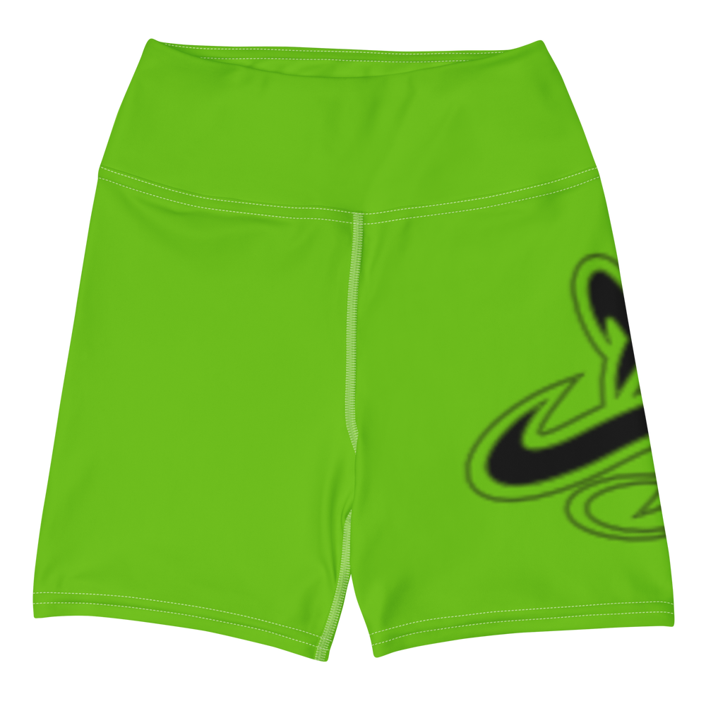 
                      
                        Athletic Apparatus Kelly Green White stitch Black logo Yoga Shorts
                      
                    