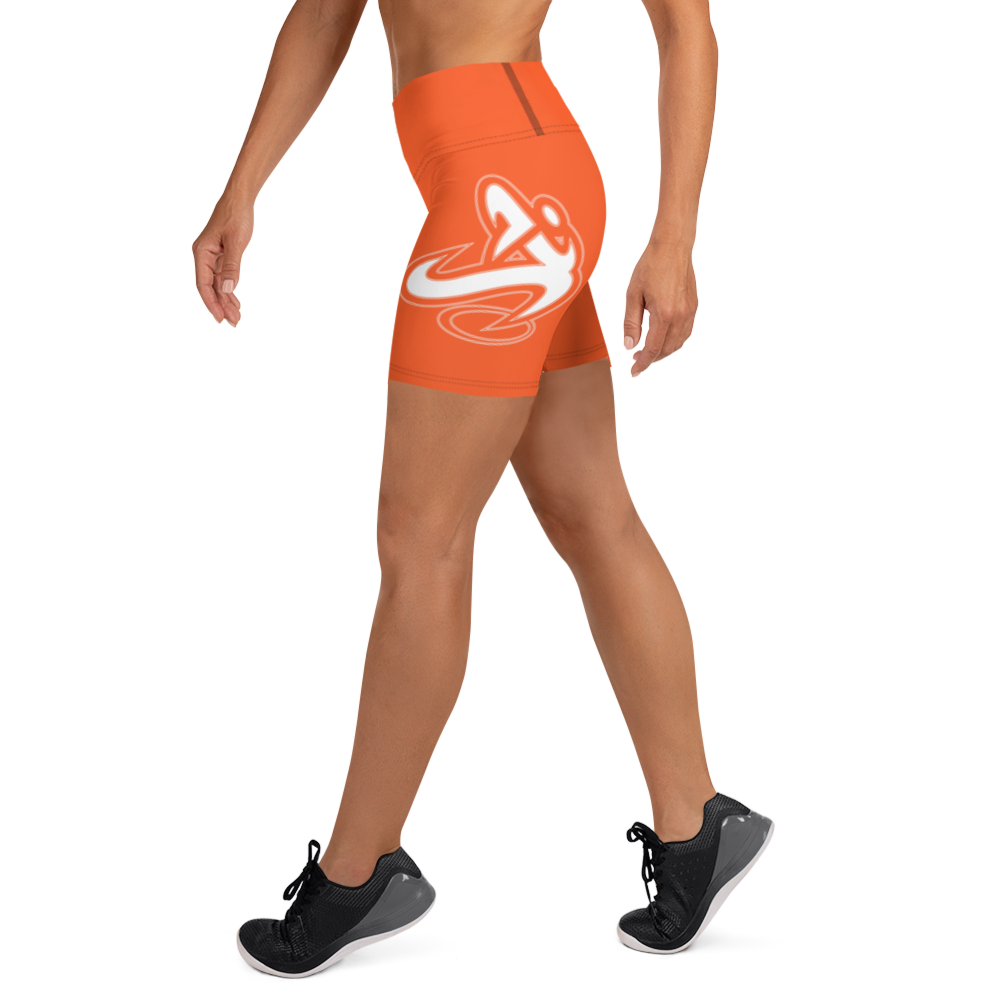 
                      
                        Athletic Apparatus Outrageous Orange White logo Yoga Shorts
                      
                    