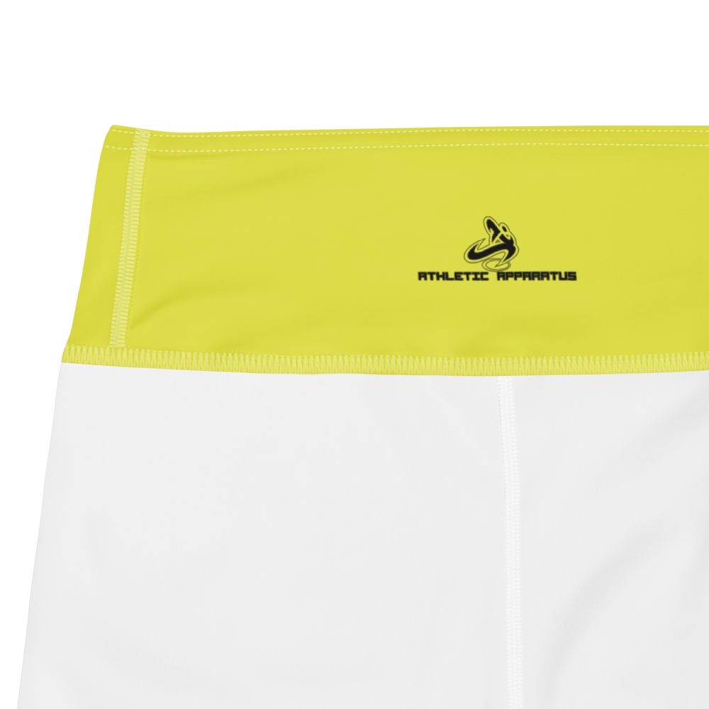 
                      
                        Athletic Apparatus Starship Black logo White stitch Yoga Shorts
                      
                    