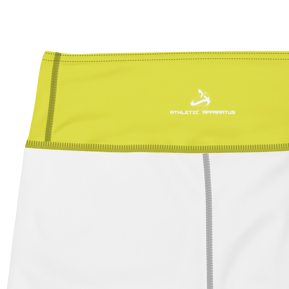 
                      
                        Athletic Apparatus Starship White logo Yoga Shorts
                      
                    
