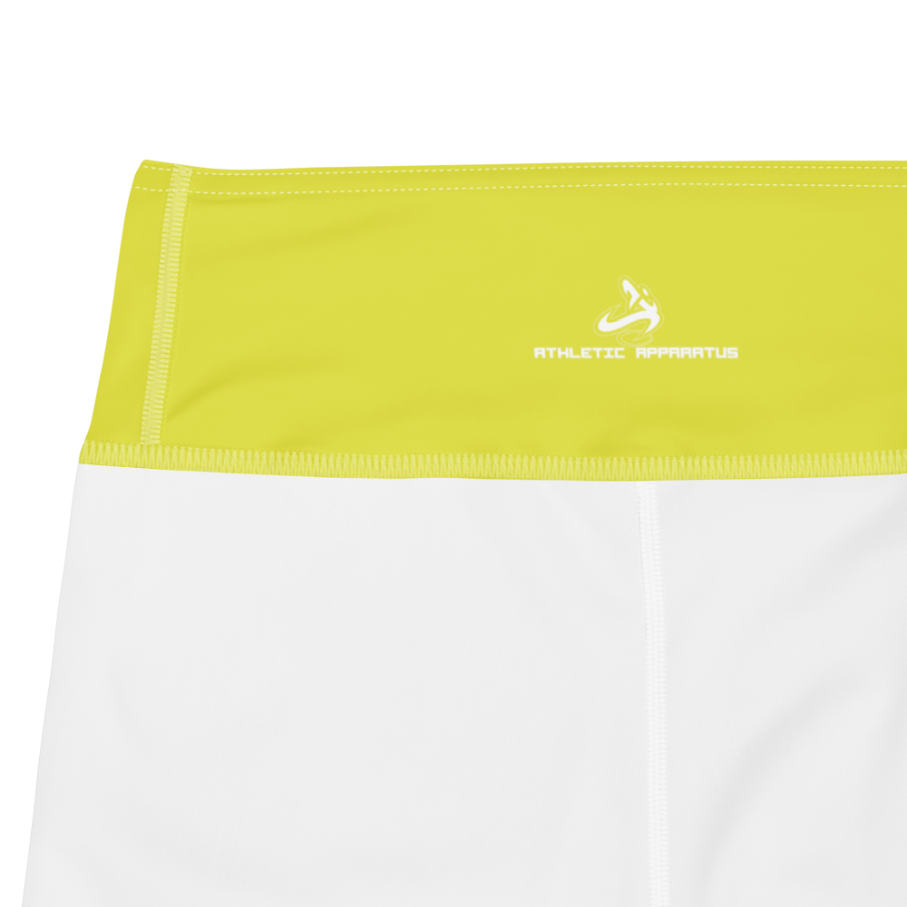 
                      
                        Athletic Apparatus Starship White logo White stitch Yoga Shorts
                      
                    