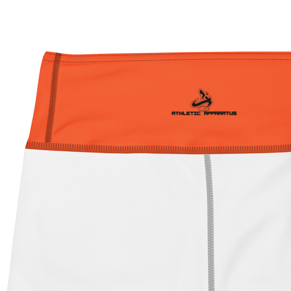 
                      
                        Athletic Apparatus Outrageous Orange Black logo Yoga Shorts
                      
                    