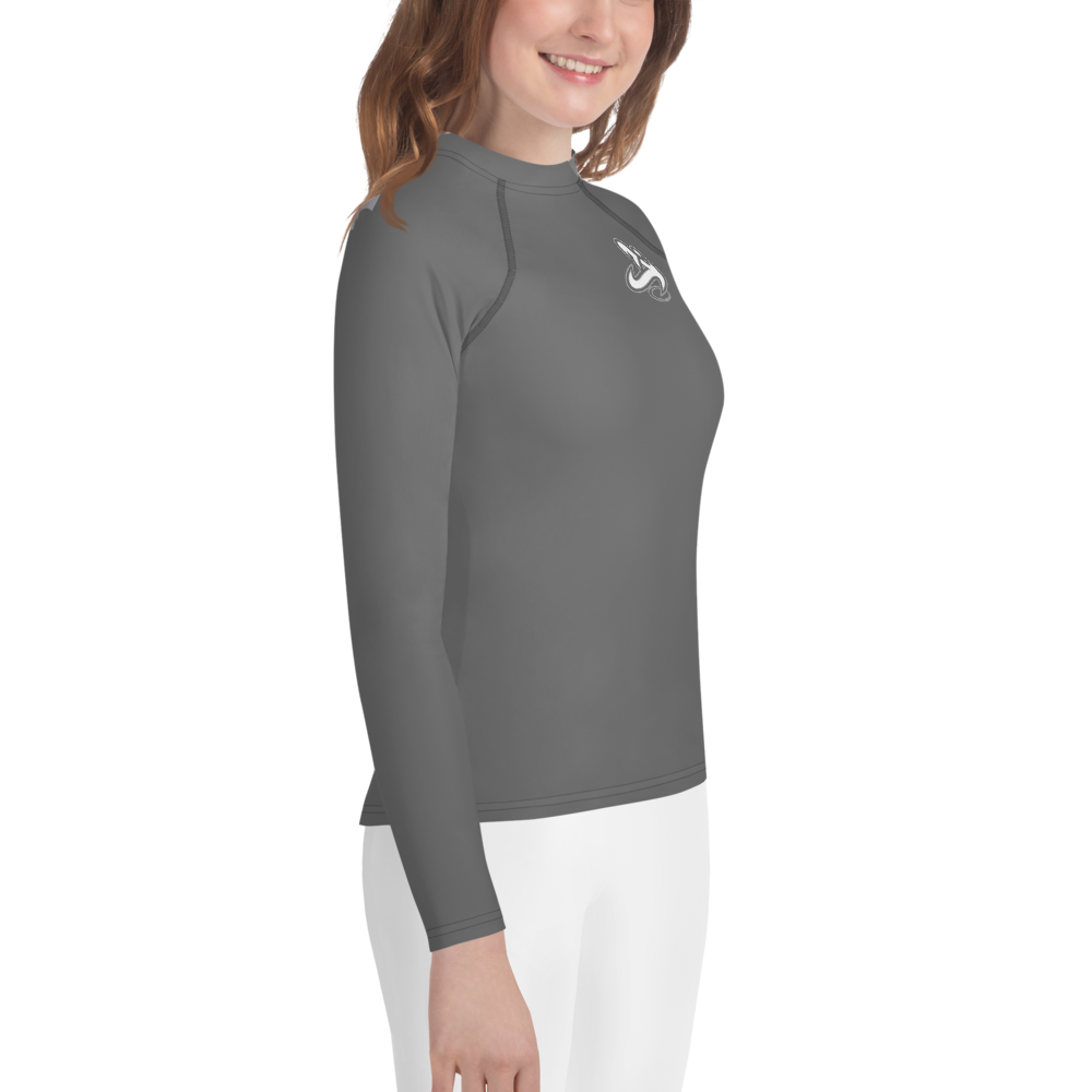 
                      
                        Athletic Apparatus Grey White logo Youth Rash Guard - Athletic Apparatus
                      
                    