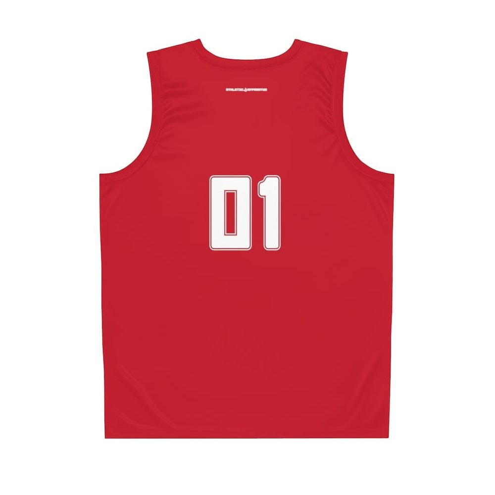 
                      
                        Athletic Apparatus Dark Red WL Basketball Jersey
                      
                    