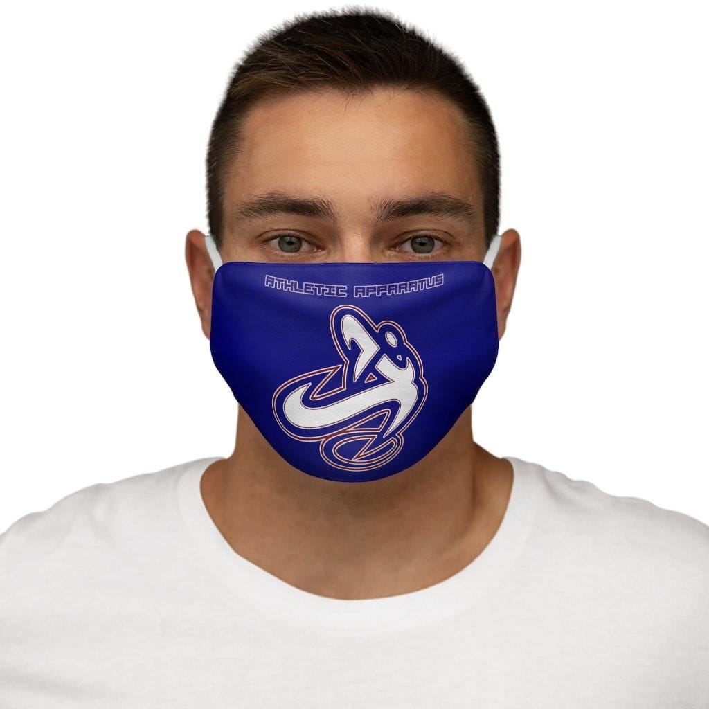 Athletic Apparatus Navy RWB logo Snug-Fit Polyester Face Mask - Athletic Apparatus