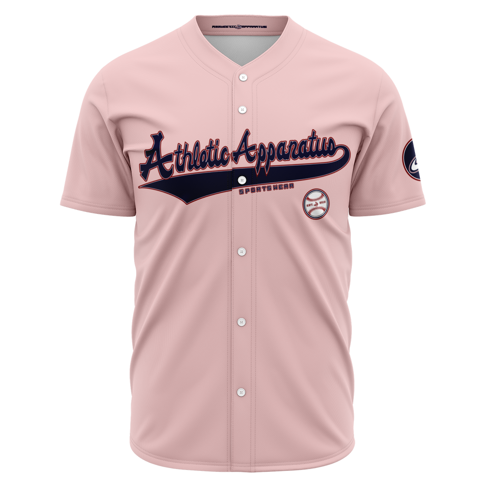 ATHLETIC APPARATUS RWB LOGO Pink V1 BASEBALL JERSEY - Athletic Apparatus