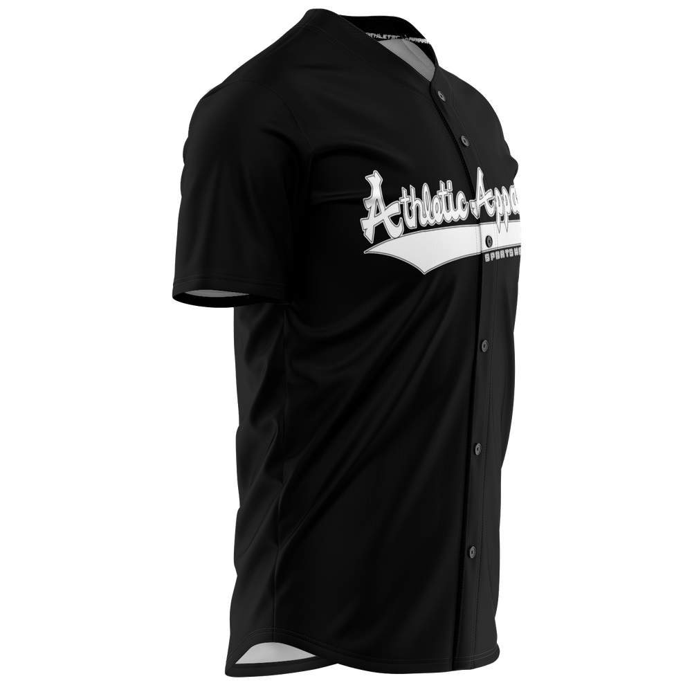 
                      
                        ATHLETIC APPARATUS WHITE LOGO BLACK V1 BASEBALL JERSEY - Athletic Apparatus
                      
                    