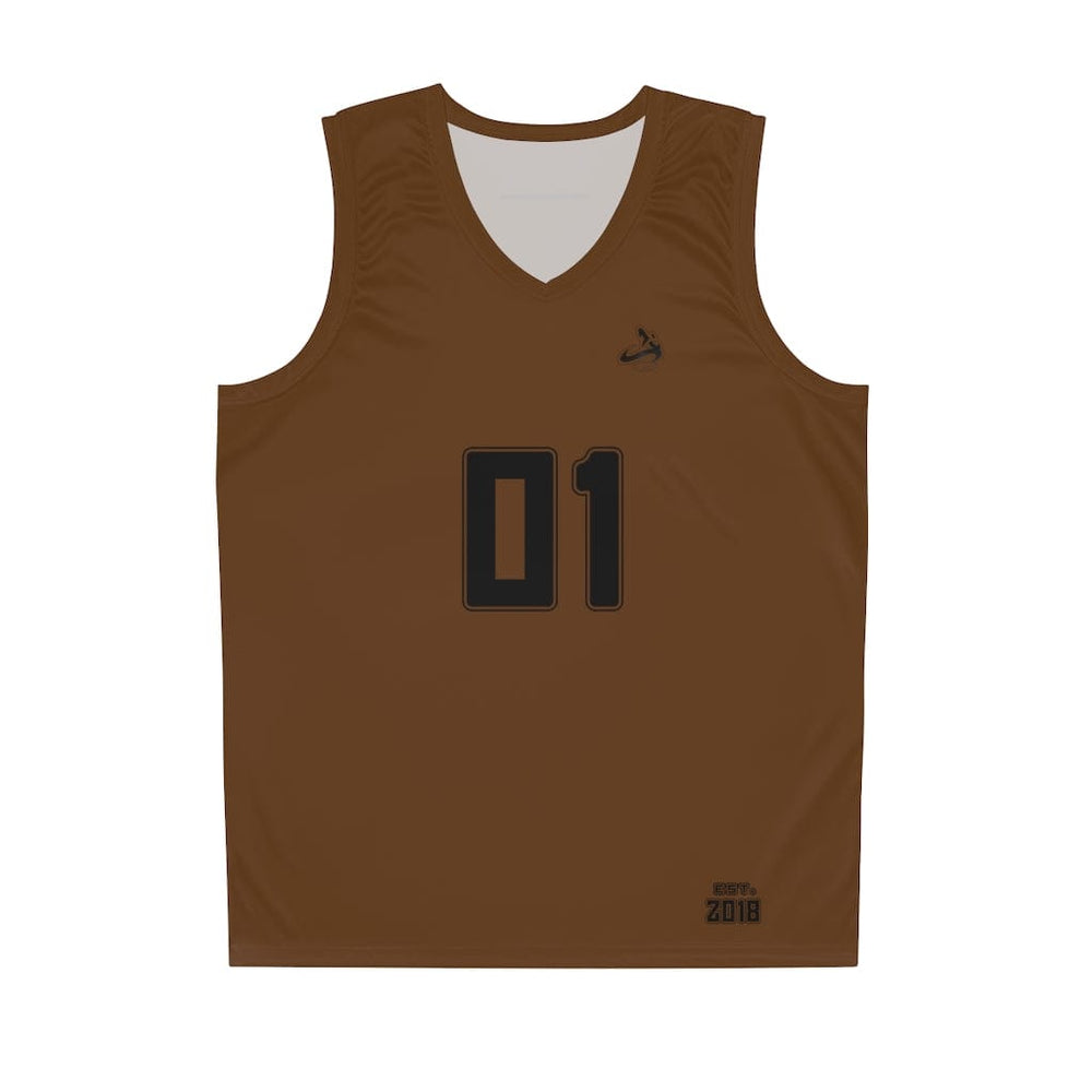 
                      
                        Athletic Apparatus Brown BL Basketball Jersey
                      
                    