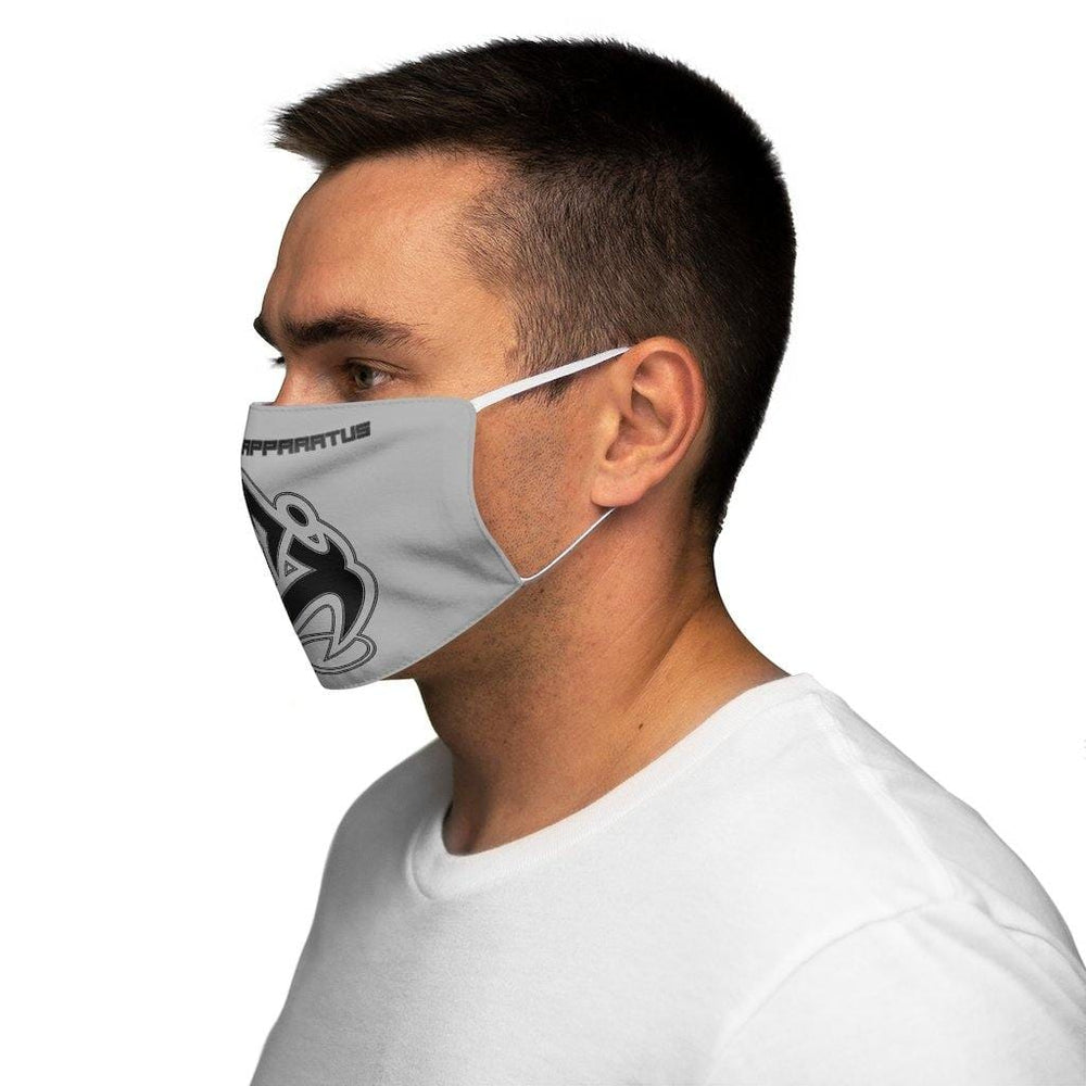 
                      
                        Athletic Apparatus Grey 2 Black logo Snug-Fit Polyester Face Mask - Athletic Apparatus
                      
                    