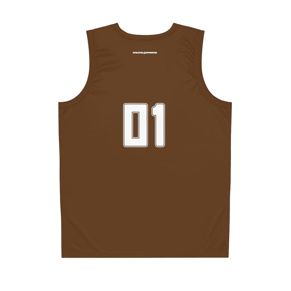 
                      
                        Athletic Apparatus Brown WL Basketball Jersey
                      
                    