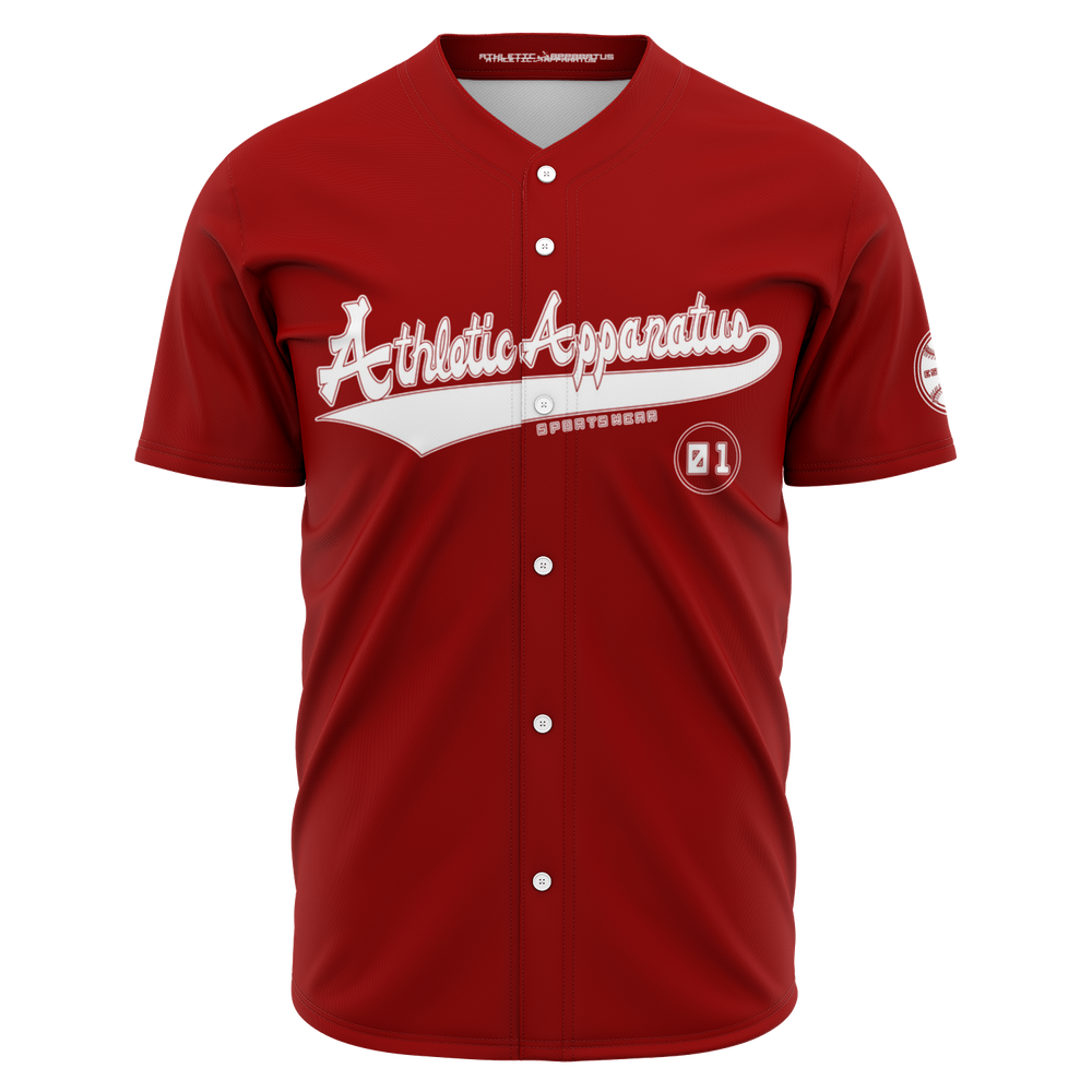 ATHLETIC APPARATUS WL RED E1 BASEBALL JERSEY - Athletic Apparatus