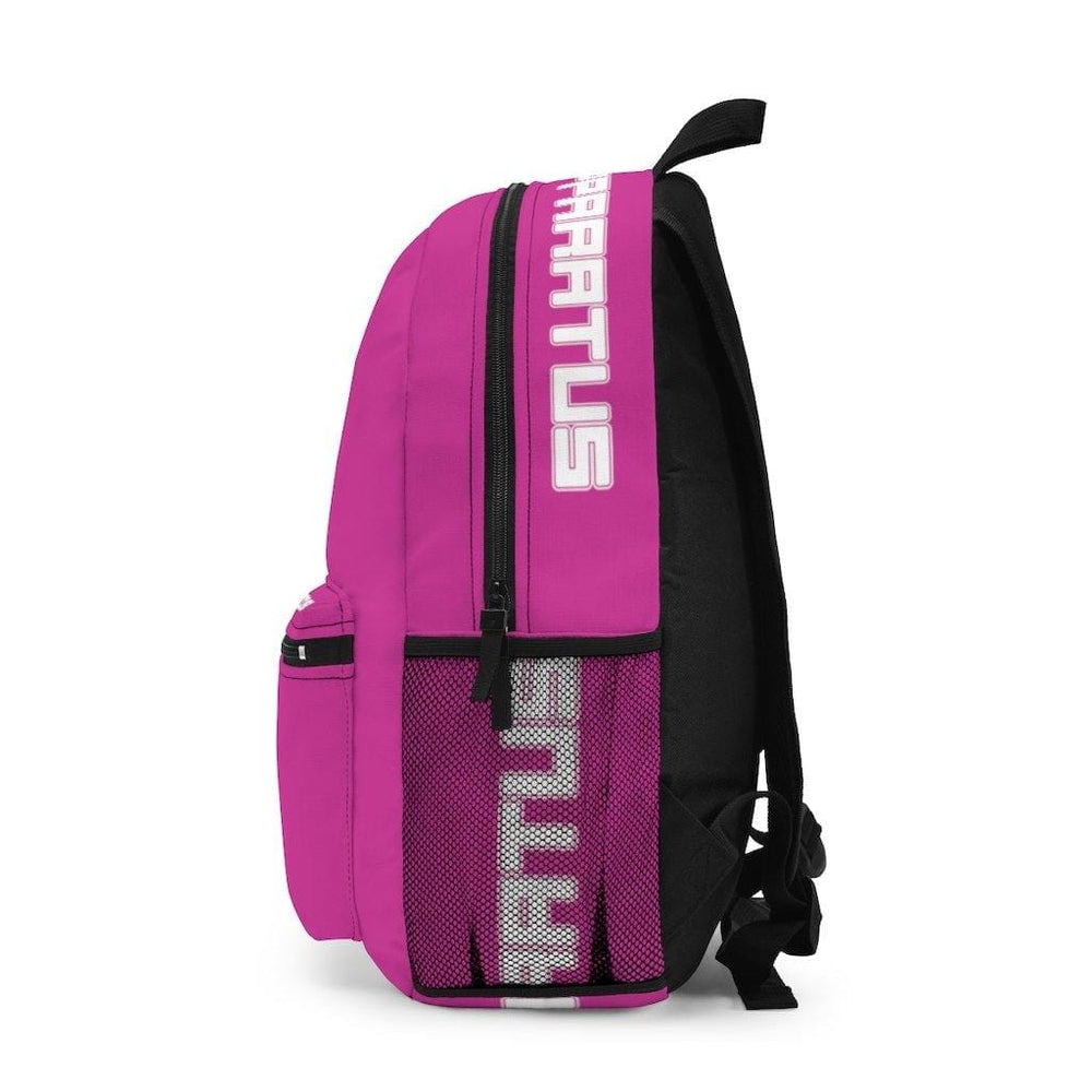 
                      
                        Athletic Apparatus Pink Backpack with white name label on top (Made in USA) - Athletic Apparatus
                      
                    