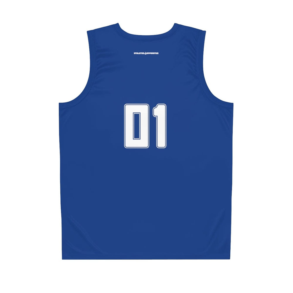 
                      
                        Athletic Apparatus Dark Blue WL Basketball Jersey
                      
                    