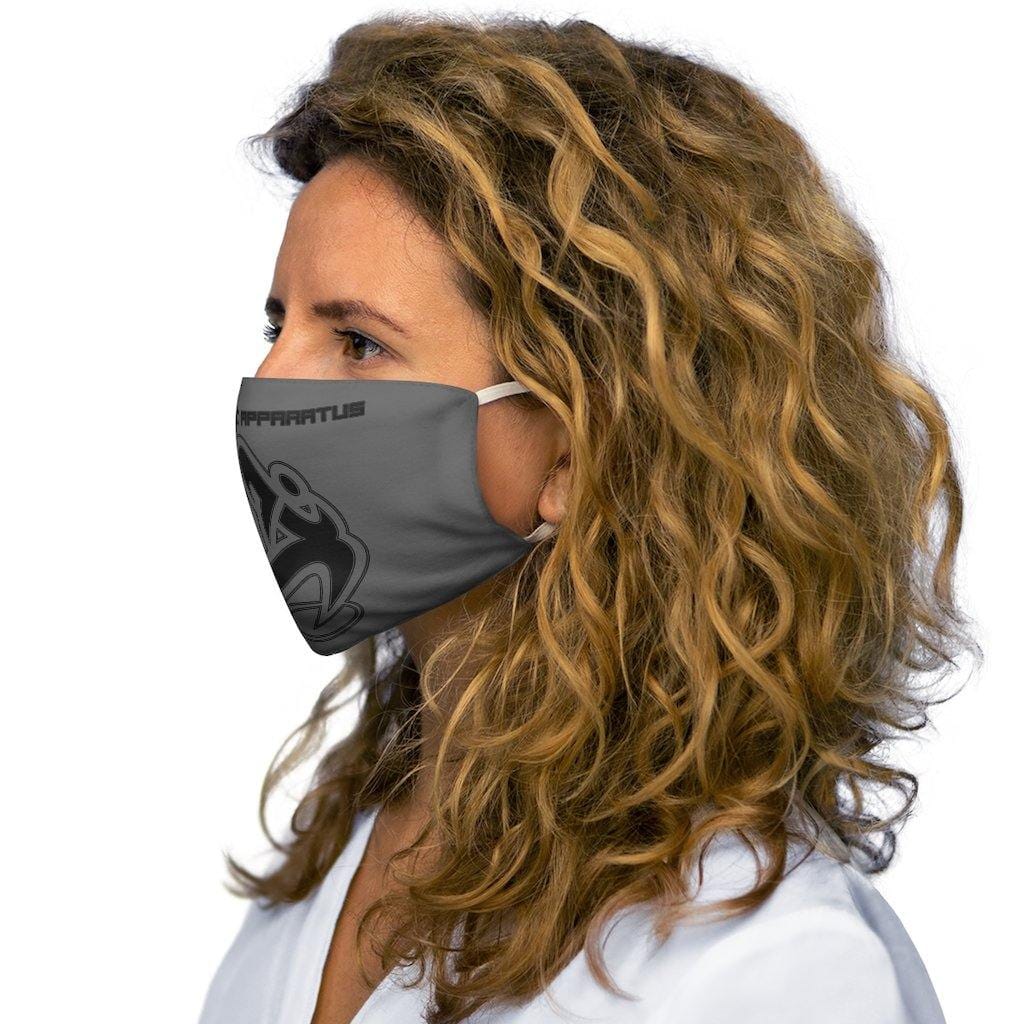 
                  
                    Athletic Apparatus Grey Black logo Snug-Fit Polyester Face Mask - Athletic Apparatus
                  
                