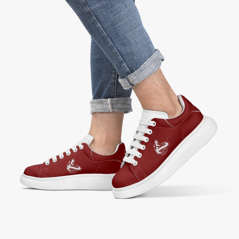 
                      
                        Athletic Apparatus Red Lifestyle Low-Top Leather Sneakers - Athletic Apparatus
                      
                    
