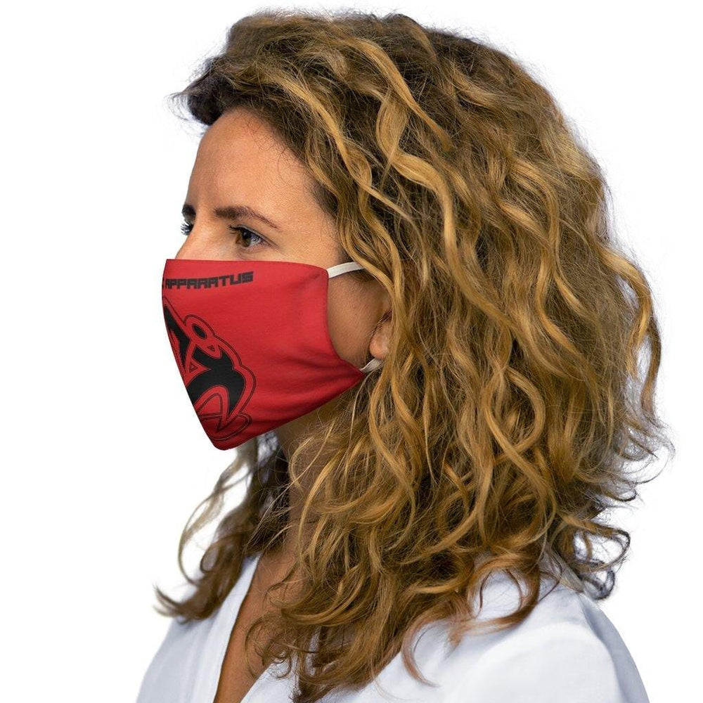 
                      
                        Athletic Apparatus Red 1 Black logo Snug-Fit Polyester Face Mask - Athletic Apparatus
                      
                    