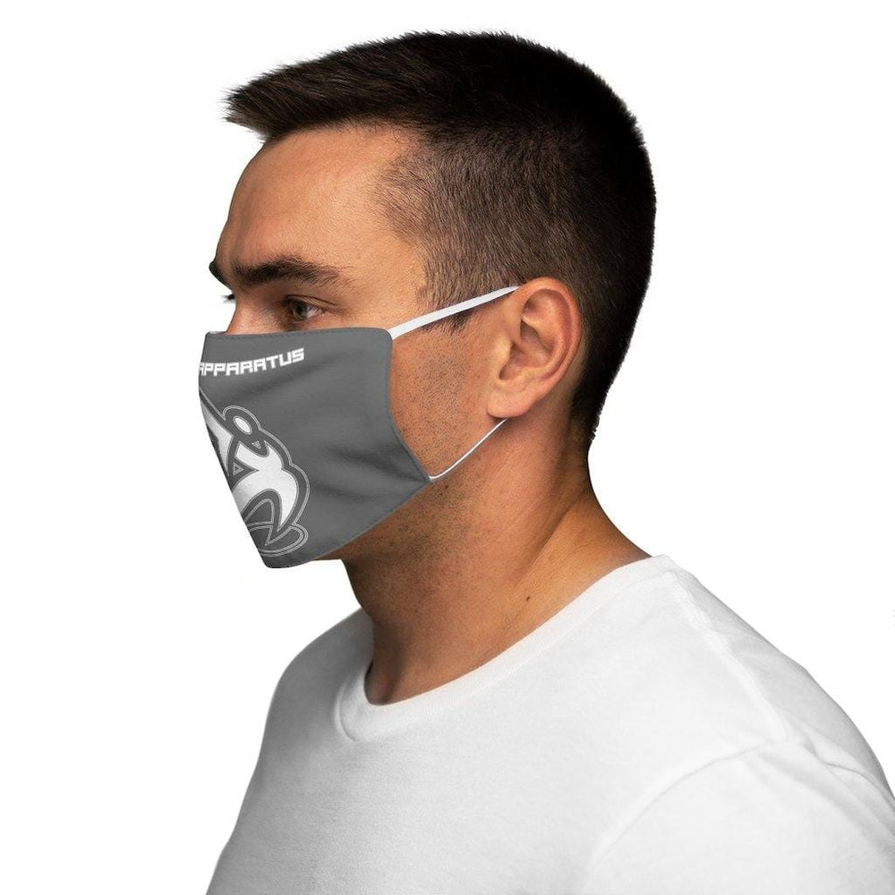 
                      
                        Athletic Apparatus Grey White logo Snug-Fit Polyester Face Mask - Athletic Apparatus
                      
                    