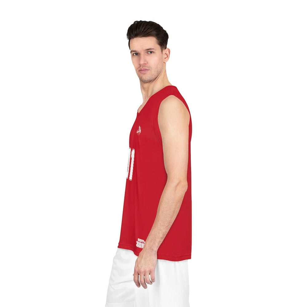 
                      
                        Athletic Apparatus Dark Red WL Basketball Jersey
                      
                    