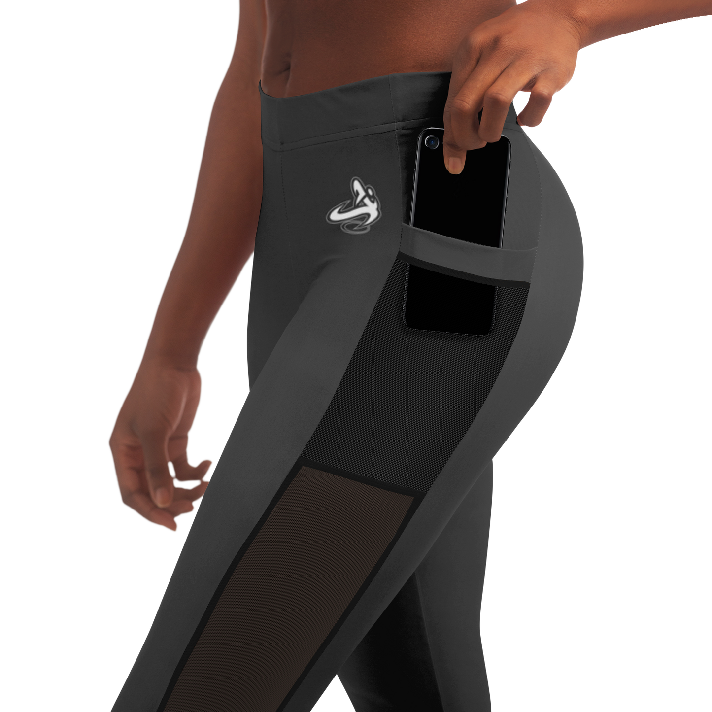 Athletic Apparatus Grey 1 WL V2 Mesh Pocket Legging - Athletic Apparatus
