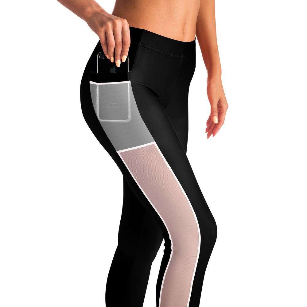 Athletic Apparatus Black WL V1 Mesh Pocket Legging - Athletic Apparatus