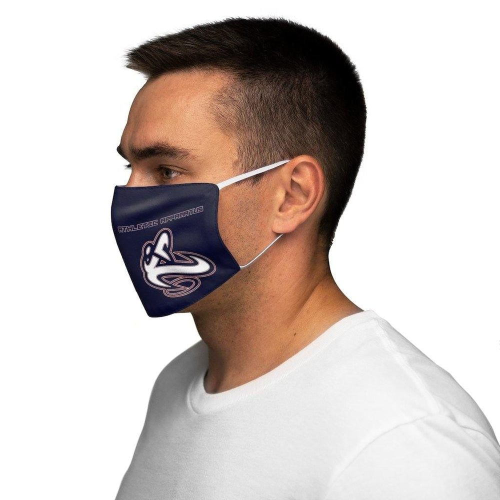 Athletic Apparatus Navy 2 RWB logo Snug-Fit Polyester Face Mask - Athletic Apparatus