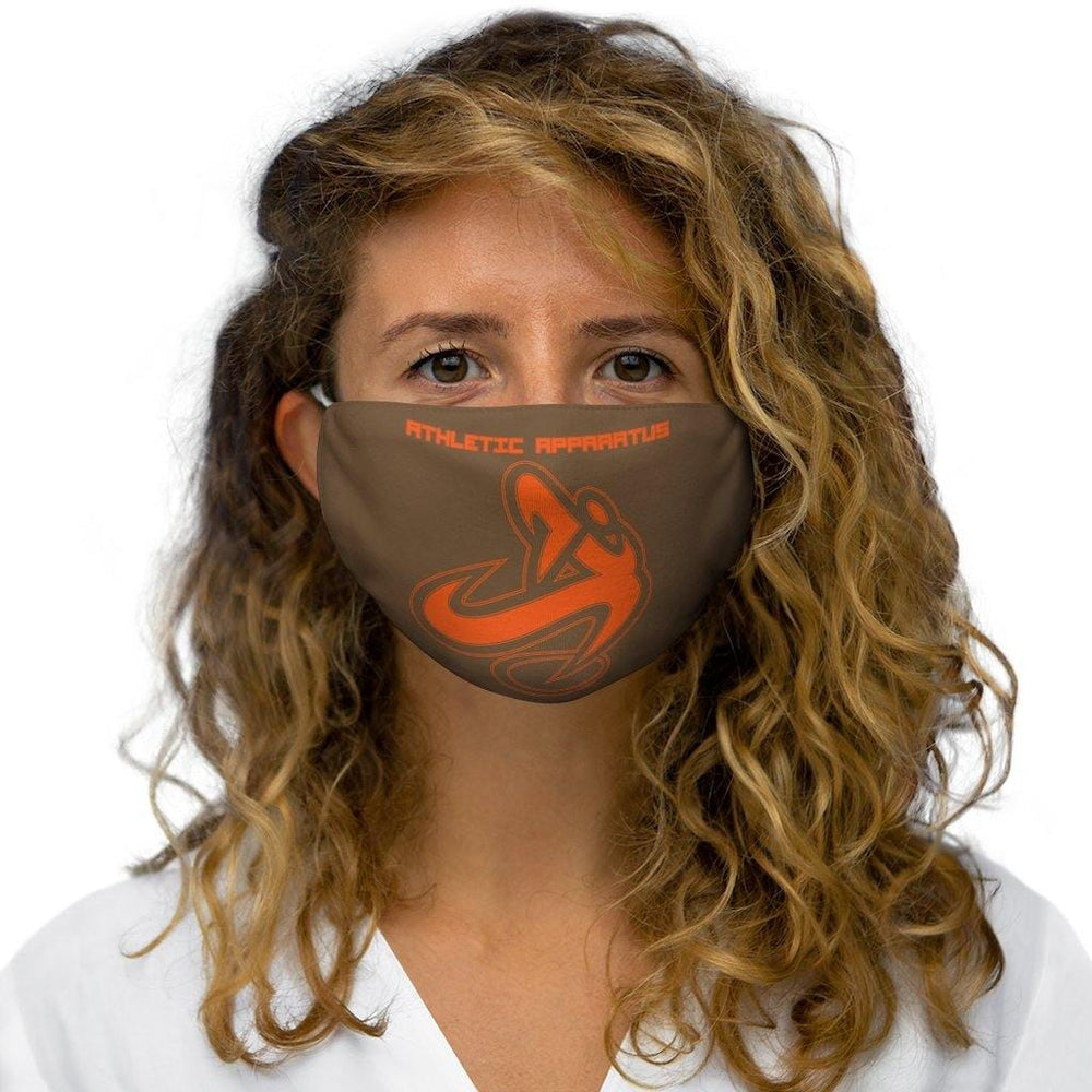 
                      
                        Athletic Apparatus Brown Orange logo Snug-Fit Polyester Face Mask 2 - Athletic Apparatus
                      
                    