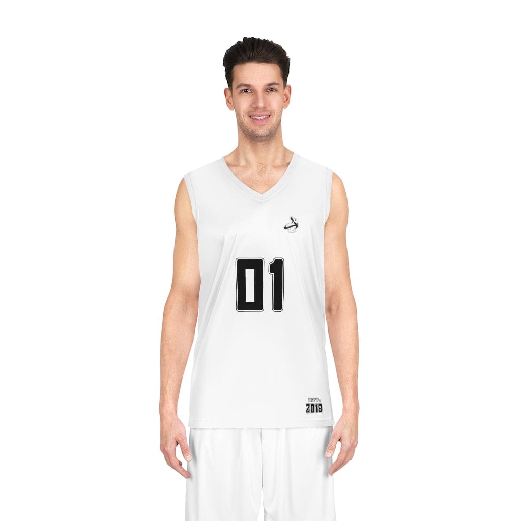 Athletic Apparatus Black White BL Basketball Jersey