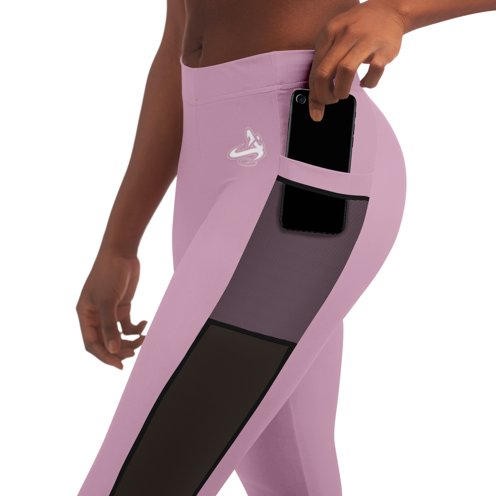 Athletic Apparatus Pink 2 WL V2 Mesh Pocket Legging - Athletic Apparatus