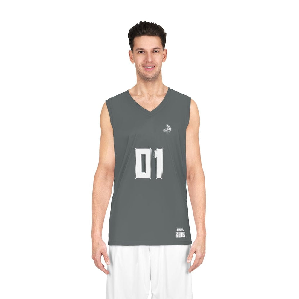 Athletic Apparatus Dark Grey WL Basketball Jersey