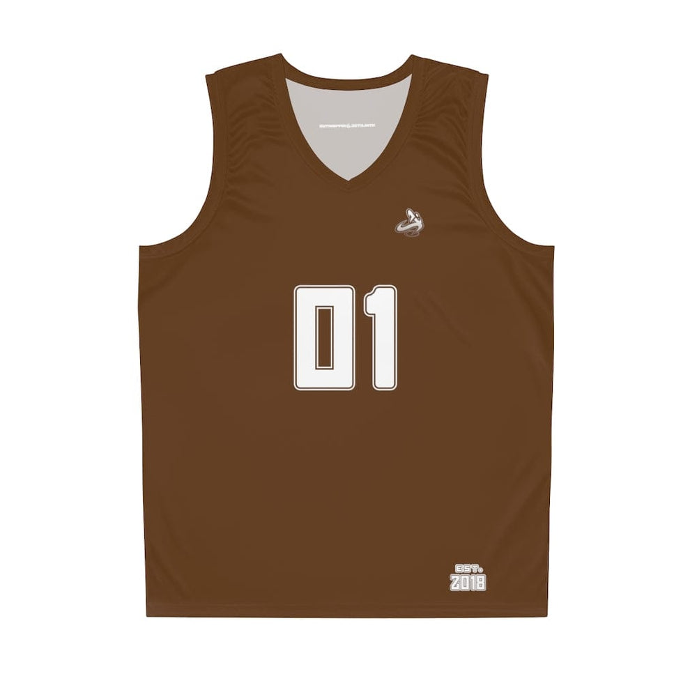 
                      
                        Athletic Apparatus Brown WL Basketball Jersey
                      
                    