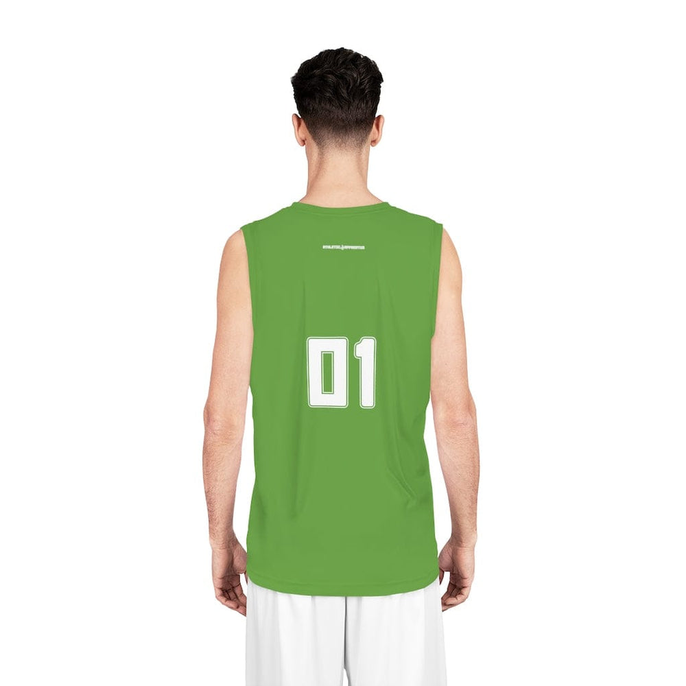 
                      
                        Athletic Apparatus Green WL Basketball Jersey
                      
                    