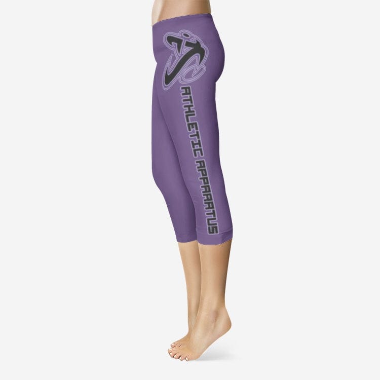 Athletic Apparatus Purple V1 Capri Leggings - Athletic Apparatus