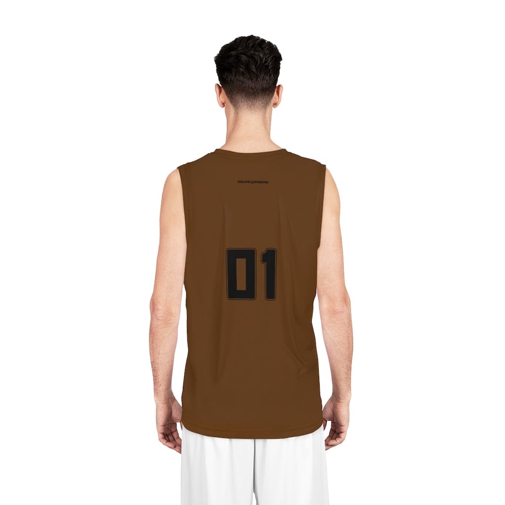 Athletic Apparatus Brown BL Basketball Jersey