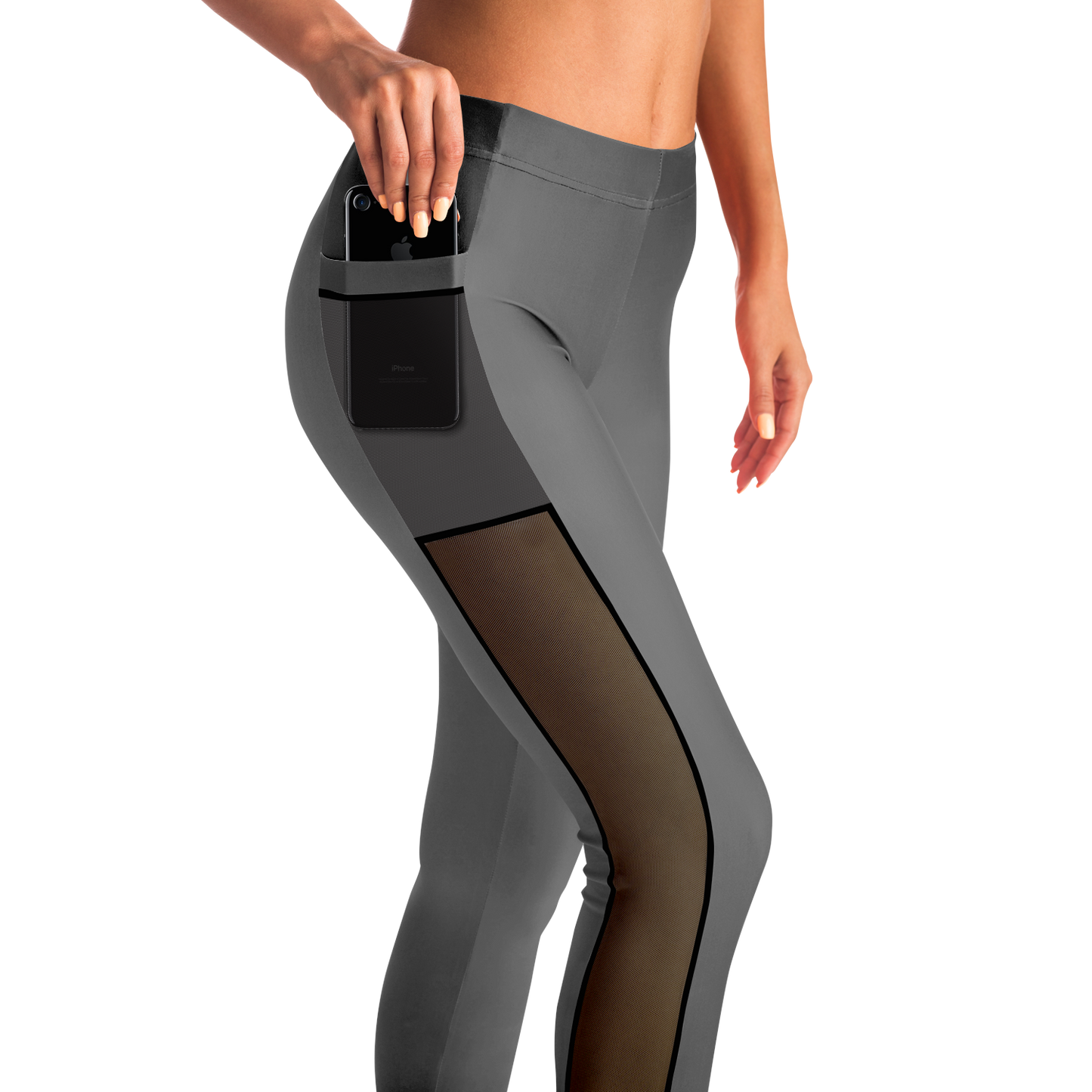 Athletic Apparatus Grey 2 WL V2 Mesh Pocket Legging - Athletic Apparatus