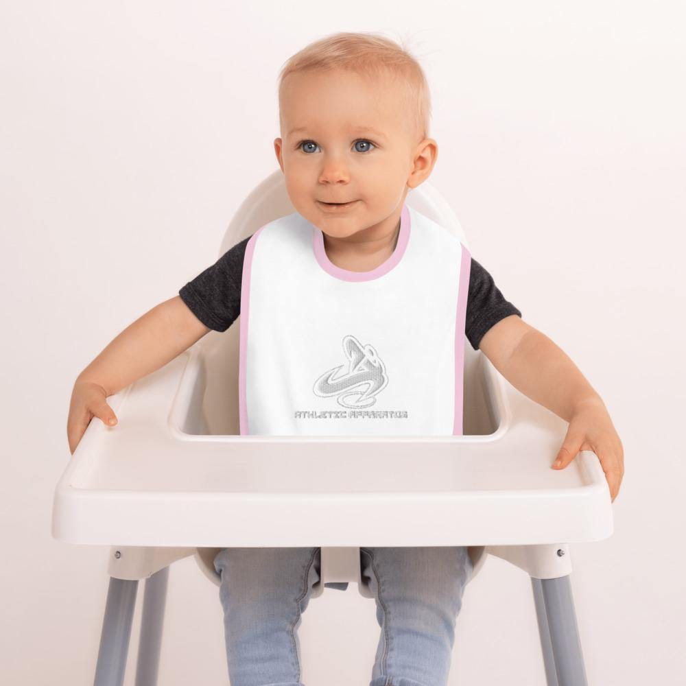 
                      
                        Athletic Apparatus Embroidered Baby Bib - Athletic Apparatus
                      
                    