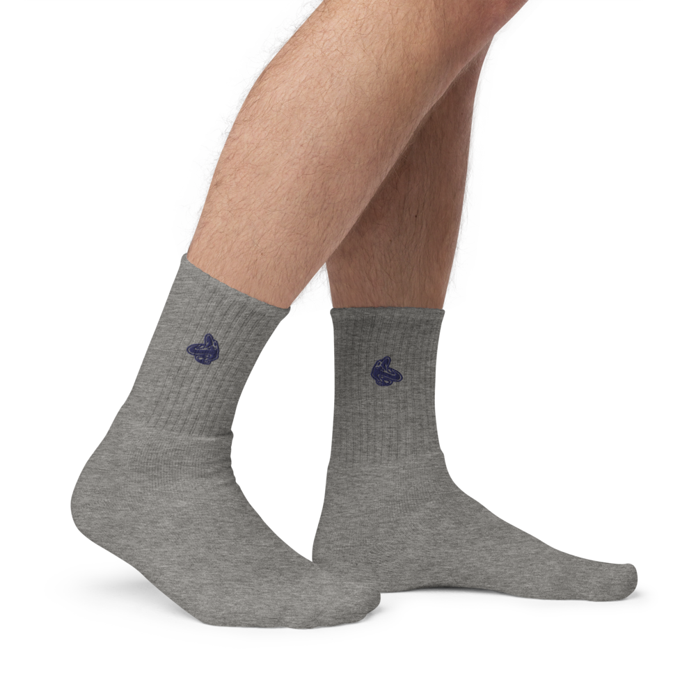 ATHLETIC APPARATUS BLL EMBR 1 SOCKS - Athletic Apparatus