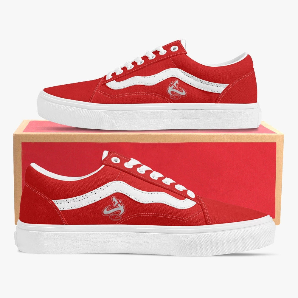 
                  
                    Athletic Apparatus Red Trendy Low-Top Canvas Sneakers - Athletic Apparatus
                  
                