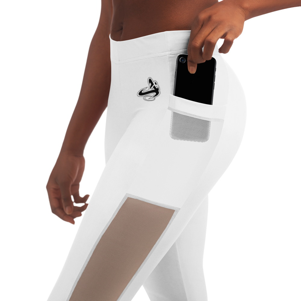 
                      
                        Athletic Apparatus White BL V1 Mesh Pocket Legging - Athletic Apparatus
                      
                    