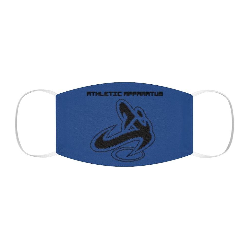 Athletic Apparatus Blue 2 Black logo Snug-Fit Polyester Face Mask 2 - Athletic Apparatus