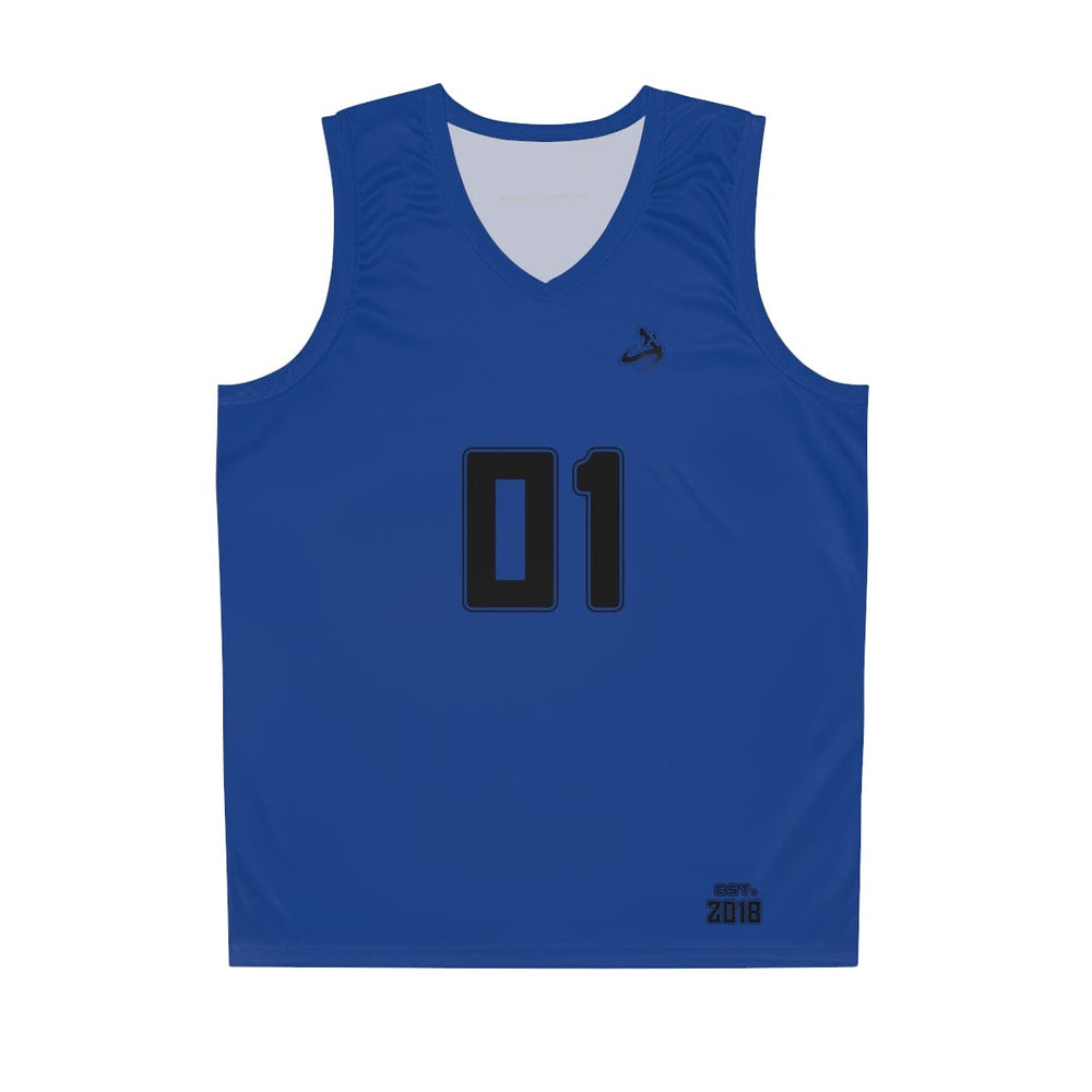 
                      
                        Athletic Apparatus Dark Blue BL Basketball Jersey
                      
                    