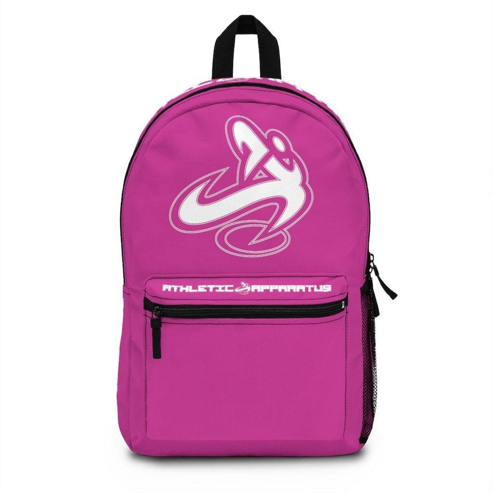 
                      
                        Athletic Apparatus Pink Backpack with white name label on top (Made in USA) - Athletic Apparatus
                      
                    