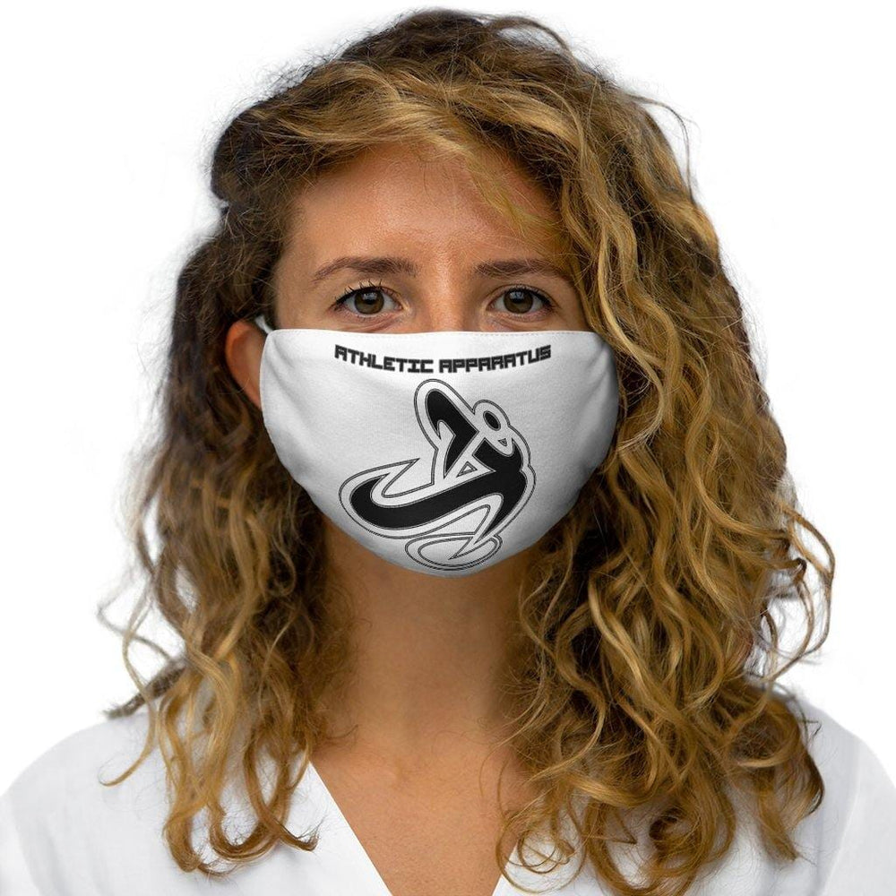 
                  
                    Athletic Apparatus White Black logo Snug-Fit Polyester Face Mask - Athletic Apparatus
                  
                