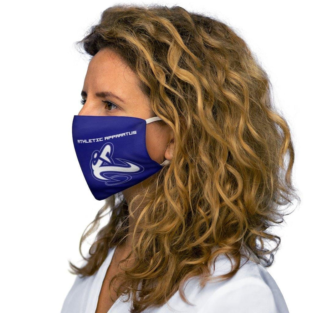 
                      
                        Athletic Apparatus Navy White logo Snug-Fit Polyester Face Mask - Athletic Apparatus
                      
                    