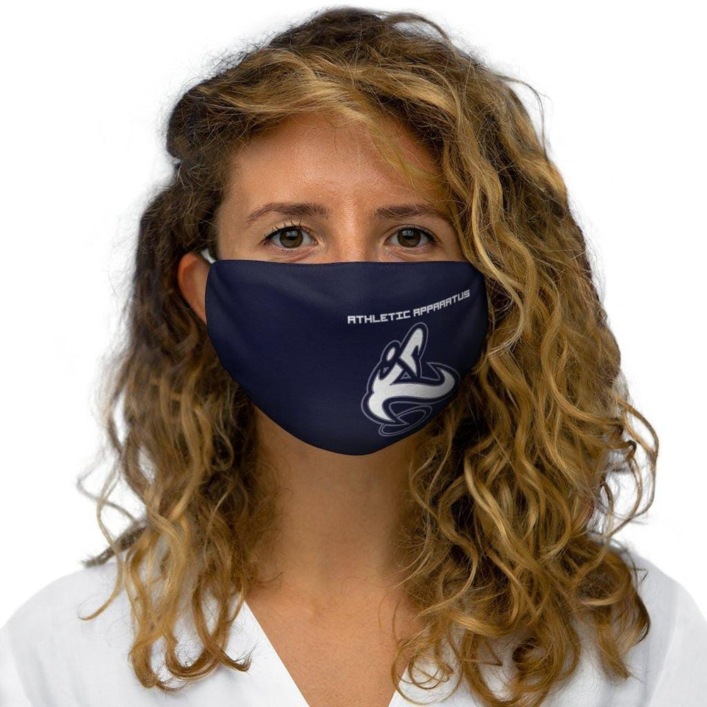 
                      
                        Athletic Apparatus Navy White logo Snug-Fit Polyester Face Mask - Athletic Apparatus
                      
                    