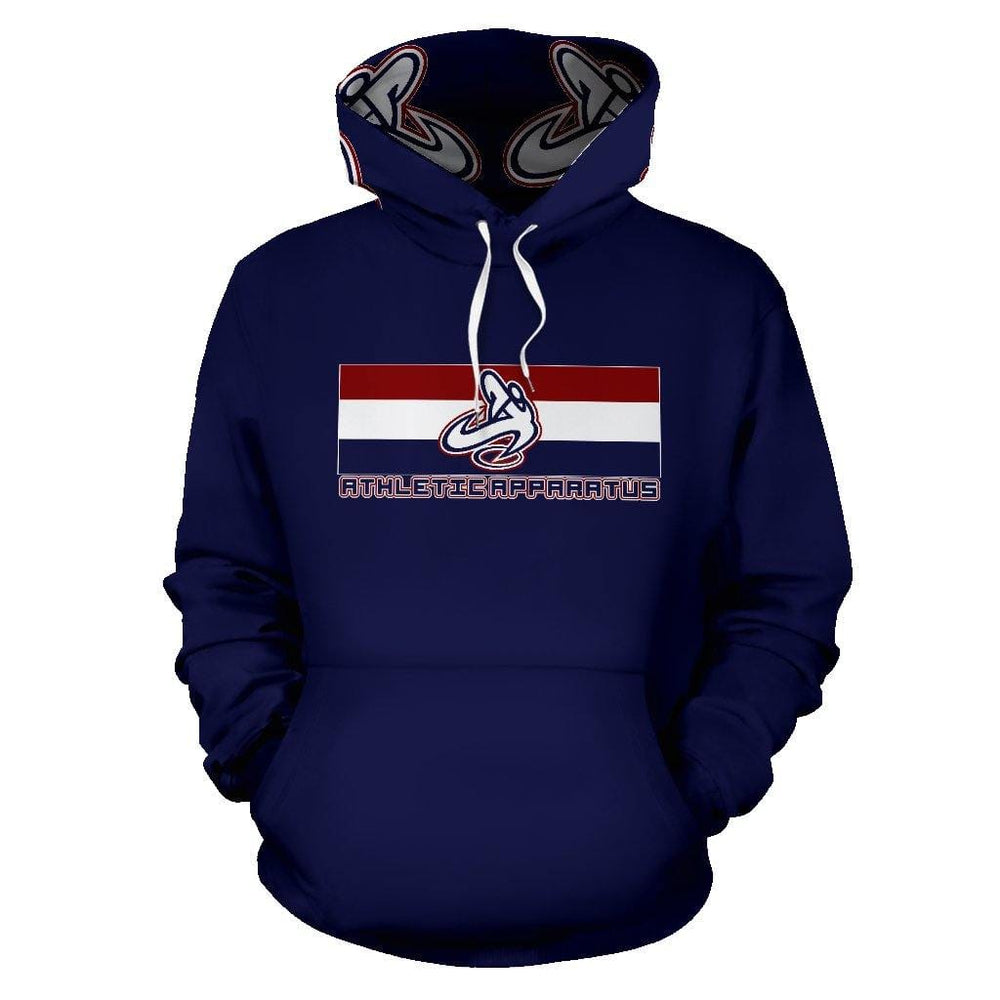 ATHLETIC APPARATUS NAVY 2 UNISEX PULL OVER HOODIES - Athletic Apparatus