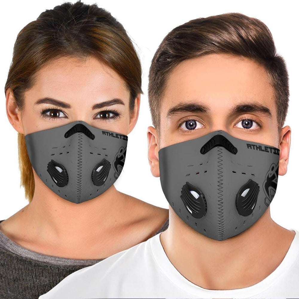 
                      
                        Athletic Apparatus Grey Black logo S2 Face Mask - Athletic Apparatus
                      
                    